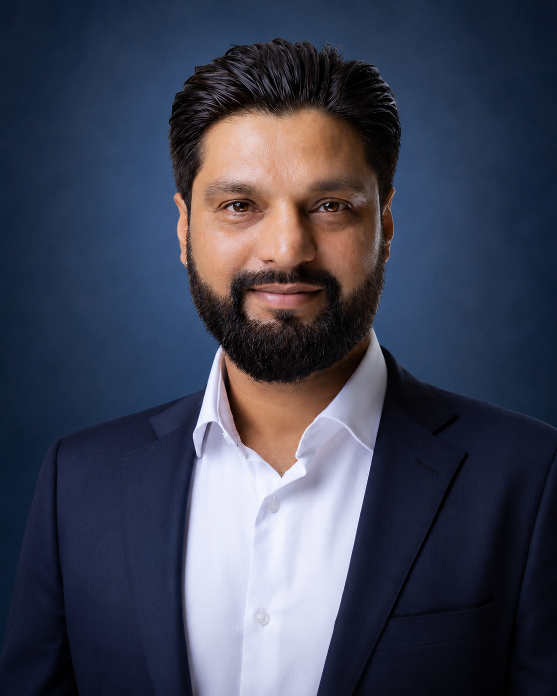 Portrait of Jatinder Singh, President of Tarneit North Football Club